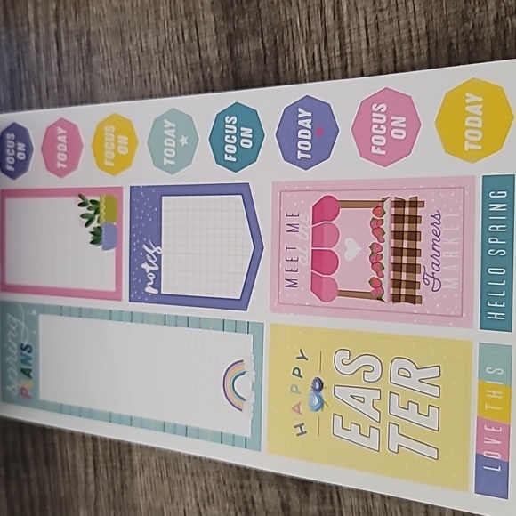 NWT Happy Planner Spring Sticker Book - Picture 8 of 17